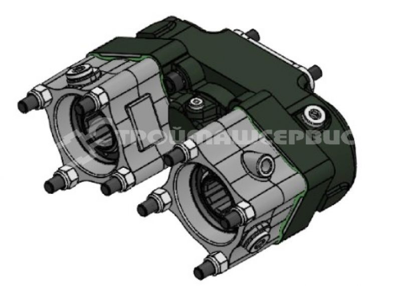 Коробка отбора мощности 20170KOHIL (ZF DOUBLE OUT GEAR BOX PTO) Коробка отбора мощности 20170KOHIL (ZF DOUBLE OUT GEAR BOX PTO)
