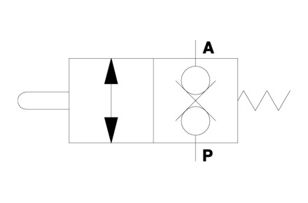 Клапан ограничения хода V0815 V-FCC 1/2" NC