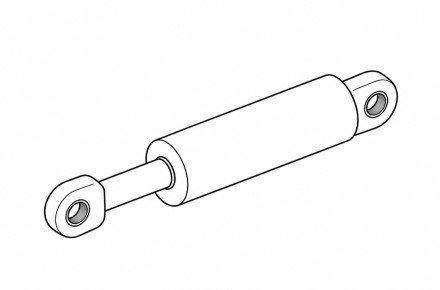 Цилиндр рукояти 60270962 без трубок Sany245C