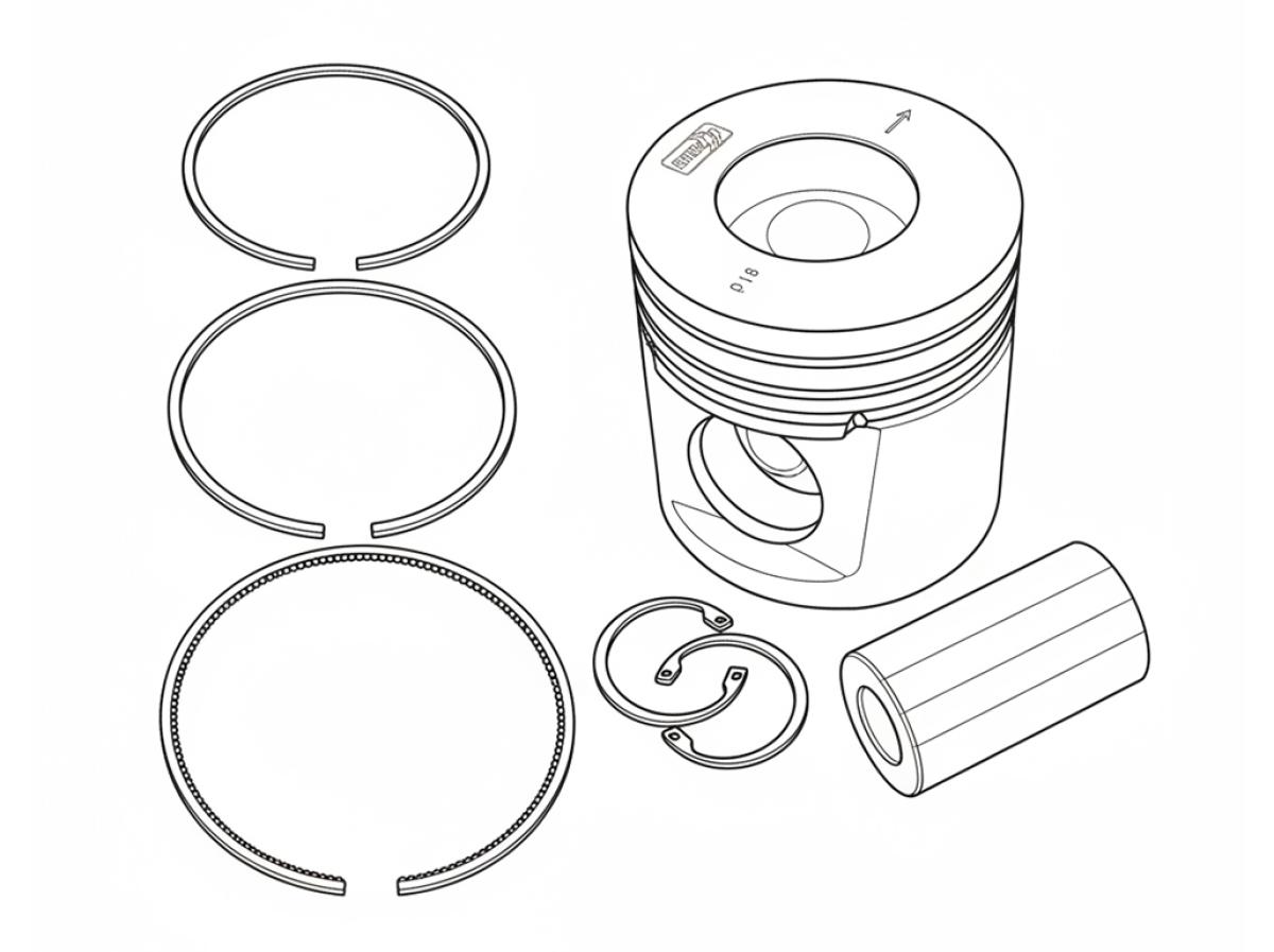 Клапан выпускной Perkins 3142A151 (оригинал)