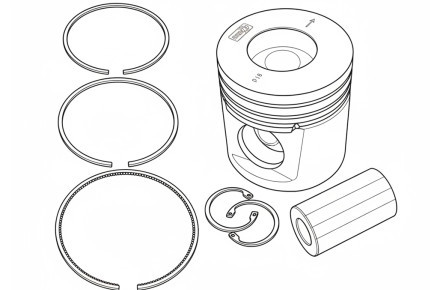 Скоба крепления форсунки Perkins 3751A241 (оригинал)