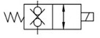 Гидросхема КЛАПАН ЭЛЕКТРОМАГНИТНЫЙ SV-08-2NCSPL (нормально закрыт)
